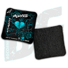 Load image into Gallery viewer, 2026 BG Multiple Bag Models "Aqua Anti Valentines Day" - ACL Pro Stamped Cornhole Bags - SET OF 4 BAGS