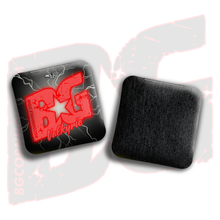 Load image into Gallery viewer, 2026 BG Multiple Bag Types - &quot;Lightning Strike&quot; - ACL Pro Stamped Cornhole Bags - SET OF 4 BAGS