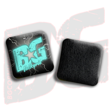 Load image into Gallery viewer, 2026 BG Multiple Bag Types - &quot;Lightning Strike&quot; - ACL Pro Stamped Cornhole Bags - SET OF 4 BAGS