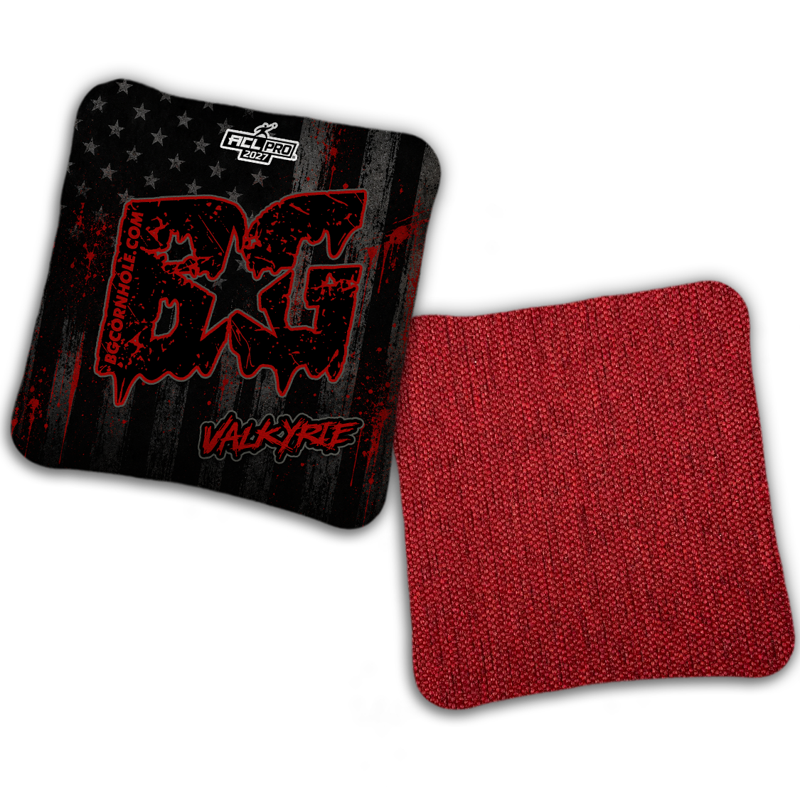 2027 BG Multiple Bag Models "AMERICAN GRIT" - ACL Pro Stamped Cornhole Bags - SET OF 4 BAGS