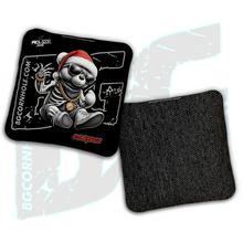 Load image into Gallery viewer, 2026 BG Multiple Bag Models &quot;Santa Skeleton Bear&quot; - ACL Pro Stamped Cornhole Bags - SET OF 4 BAGS