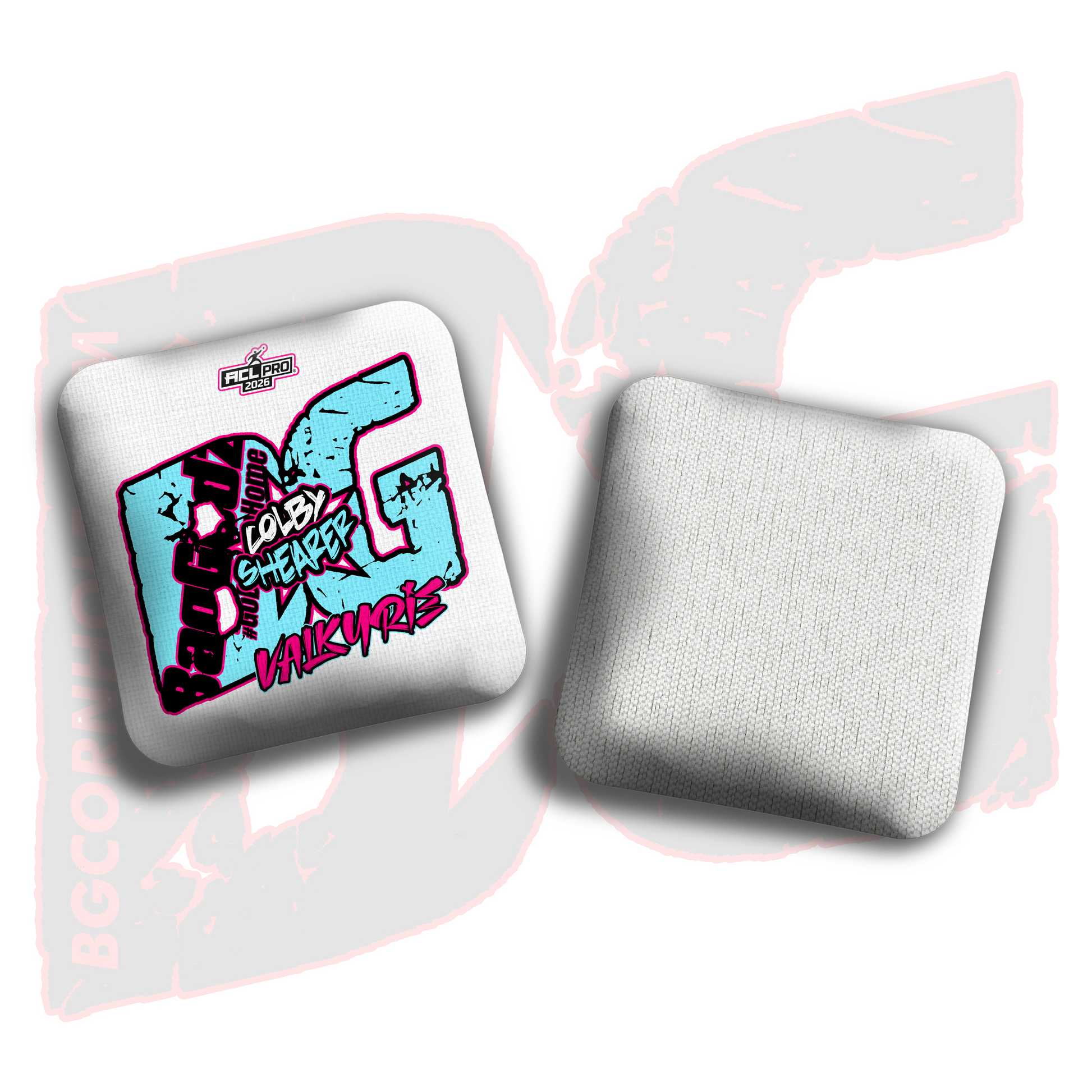 2026 BG Multiple Bag Models  - "Colby Shearer” - ACL Pro Stamped Cornhole Bags - SET OF 4 BAGS