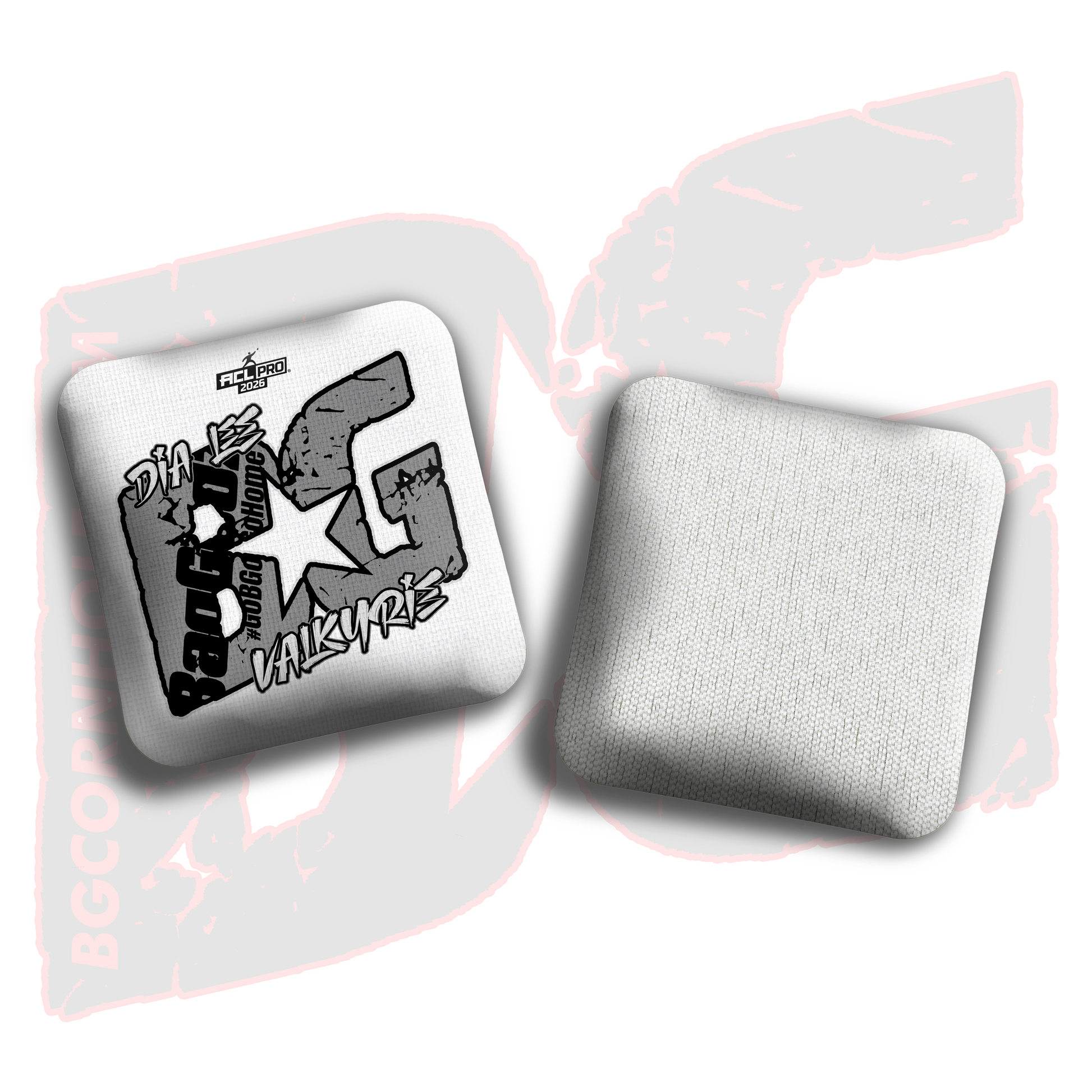 2026 BG Multiple Bag Models  - "Dia Lee” - ACL Pro Stamped Cornhole Bags - SET OF 4 BAGS