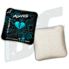 Load image into Gallery viewer, 2026 BG Multiple Bag Models "Aqua Anti Valentines Day" - ACL Pro Stamped Cornhole Bags - SET OF 4 BAGS