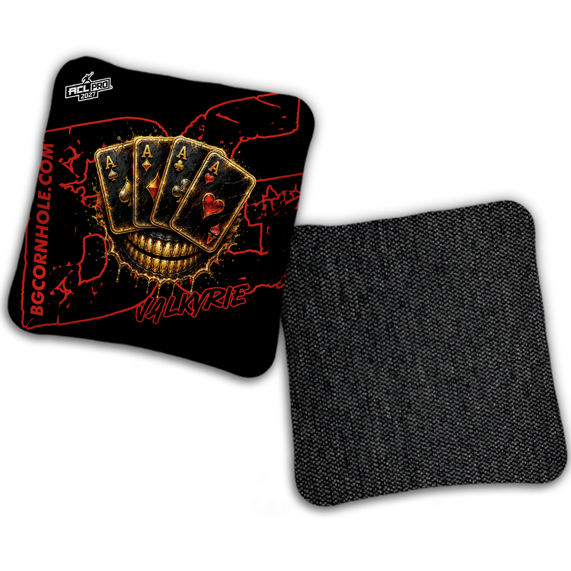 2027 BG Multiple Bag Models "DEAD MANS HAND " - ACL Pro Stamped Cornhole Bags - SET OF 4 BAGS