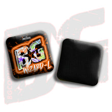Load image into Gallery viewer, BG Wizard L 4&quot; Mini Cornhole Bags - “Vapor Vandal” - Set of 4 Bags