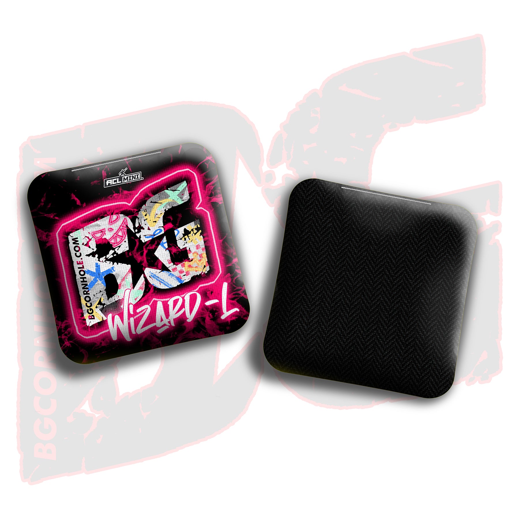 BG Wizard L 4" Mini Cornhole Bags - “Vapor Vandal” - Set of 4 Bags