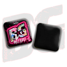 Load image into Gallery viewer, BG Wizard L 4&quot; Mini Cornhole Bags - “Vapor Vandal” - Set of 4 Bags