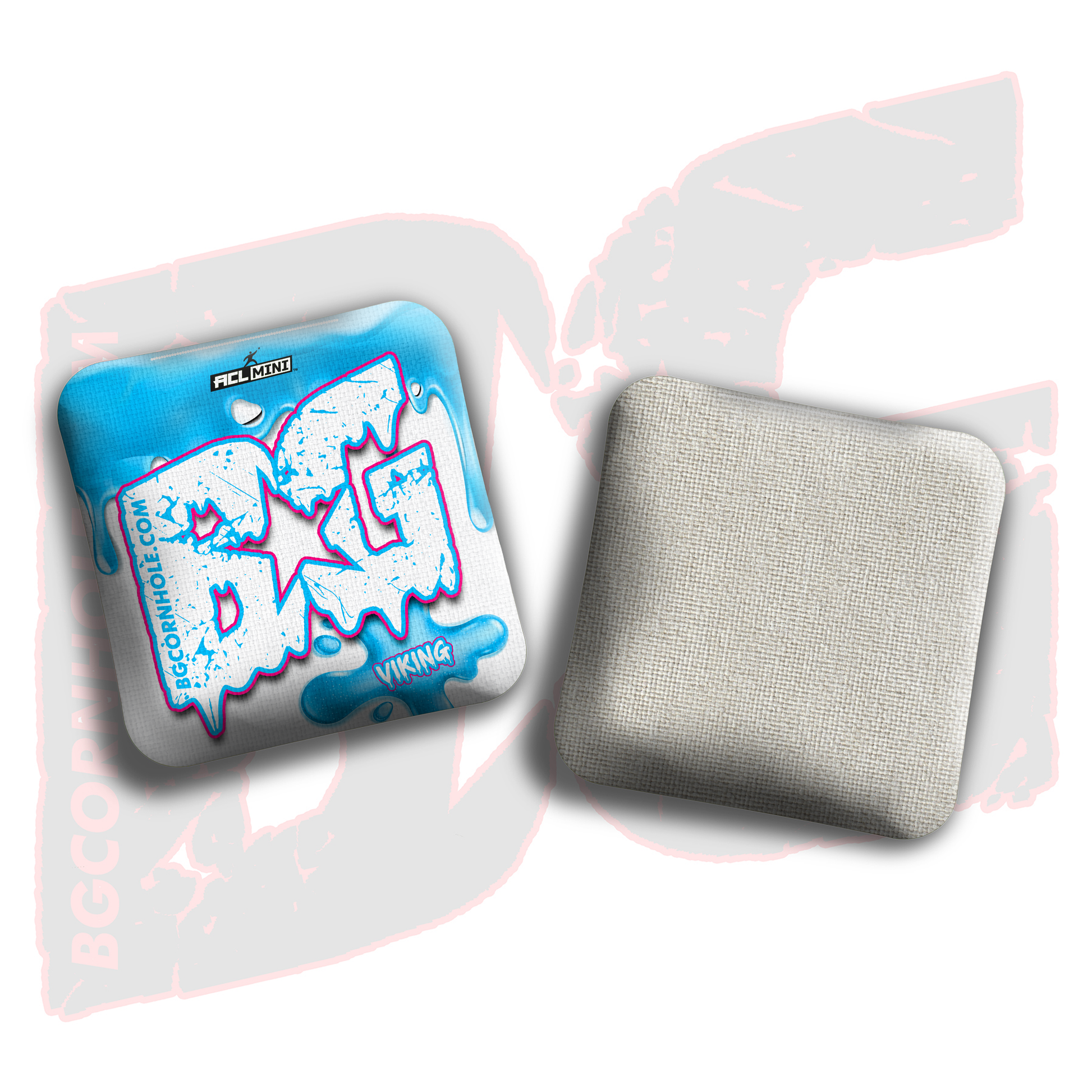 BG Multiple Bag Models - "Drip" - 4" ACL Mini Stamped Cornhole Bags- Set of 4 Bags