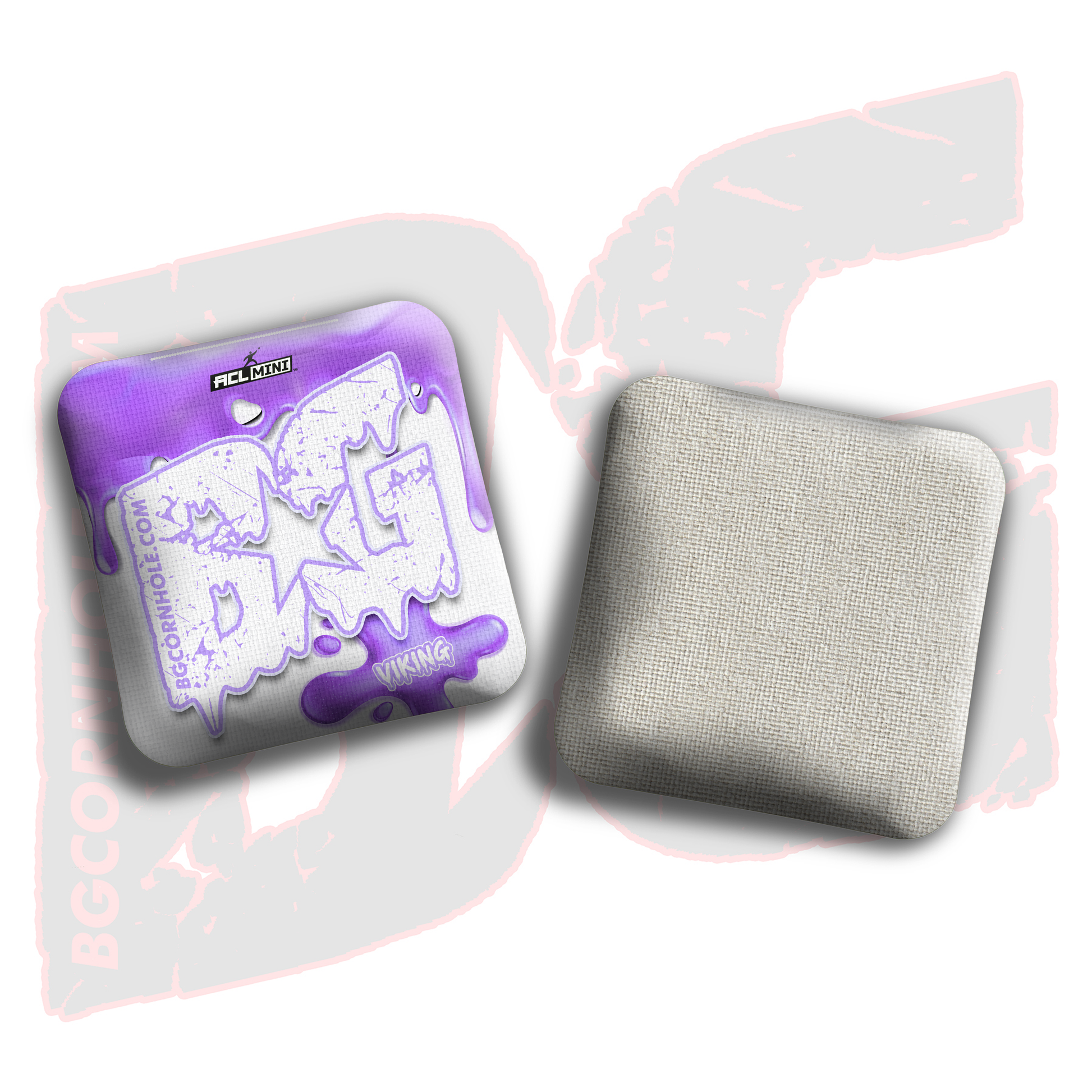BG Multiple Bag Models - "Drip" - 4" ACL Mini Stamped Cornhole Bags- Set of 4 Bags