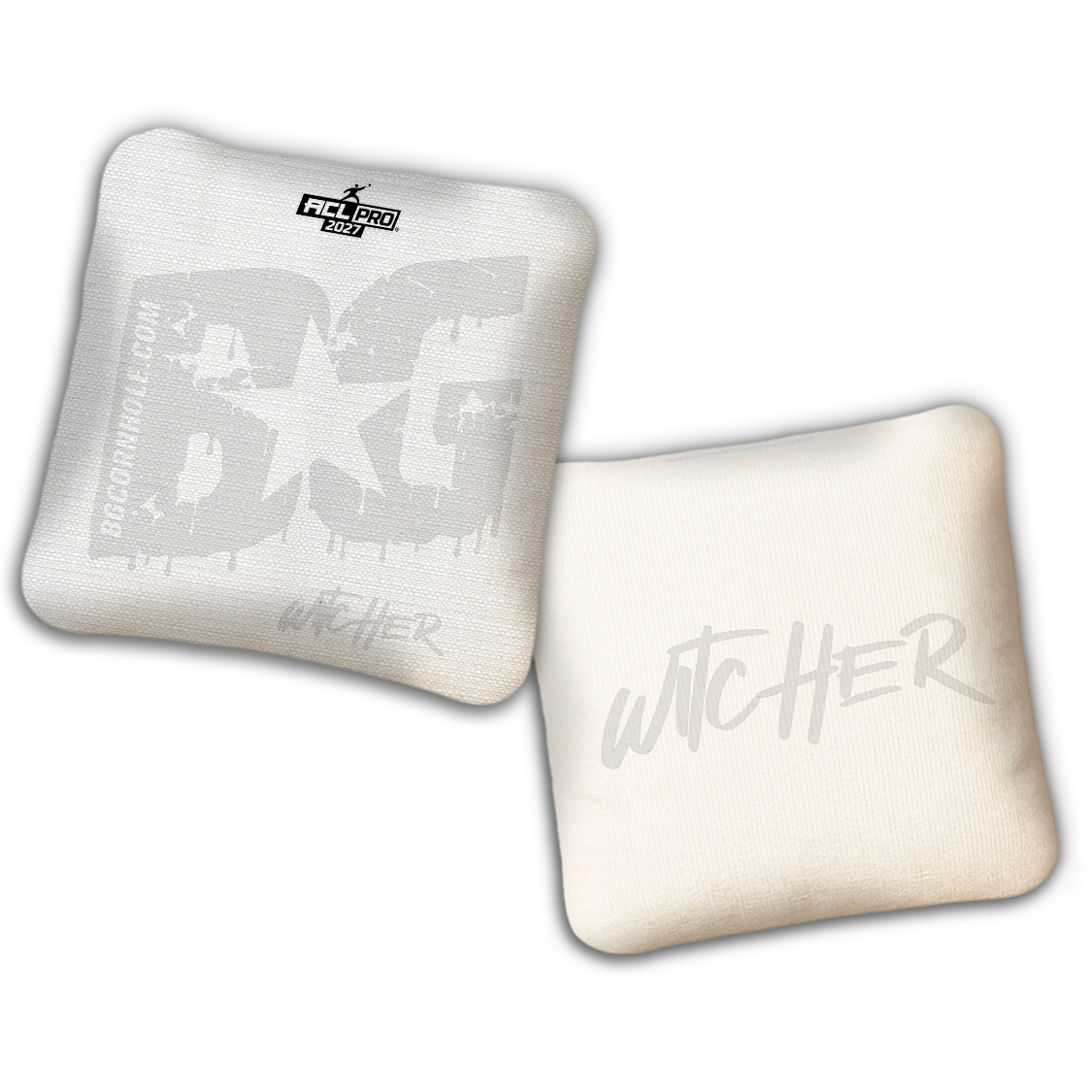 2027 BG Multiple Bag Models "Whiteout" - ACL Pro Stamped Cornhole Bags - SET OF 4 BAGS