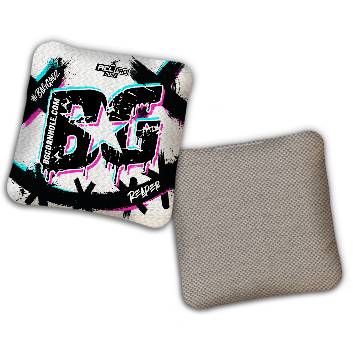 2027 BG Multiple Bag Models "WHY SO SERIOUS" - ACL Pro Stamped Cornhole Bags - SET OF 4 BAGS