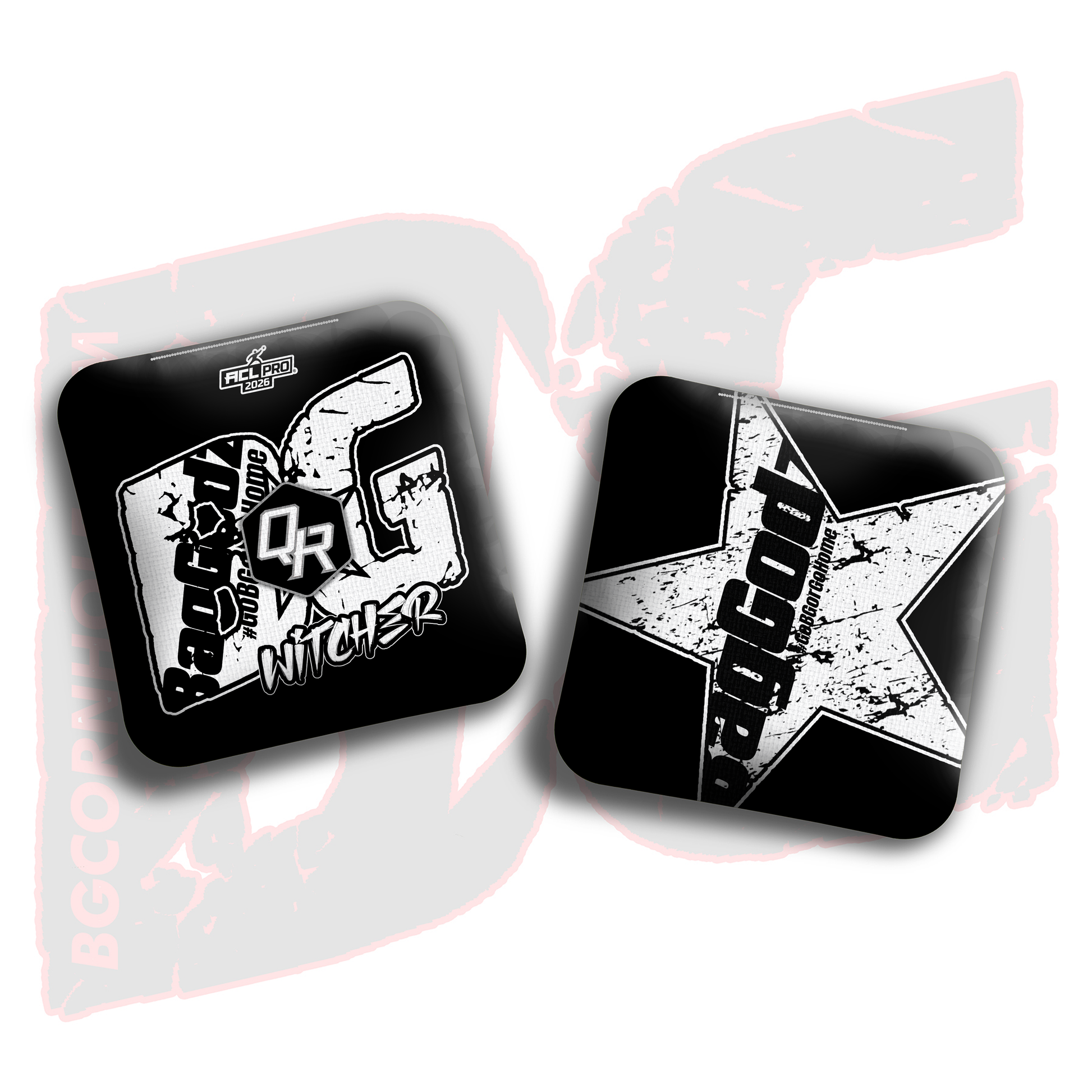 2026 BG Multiple Bag Models  - "Quinn Reeves” - ACL Pro Stamped Cornhole Bags - SET OF 4 BAGS