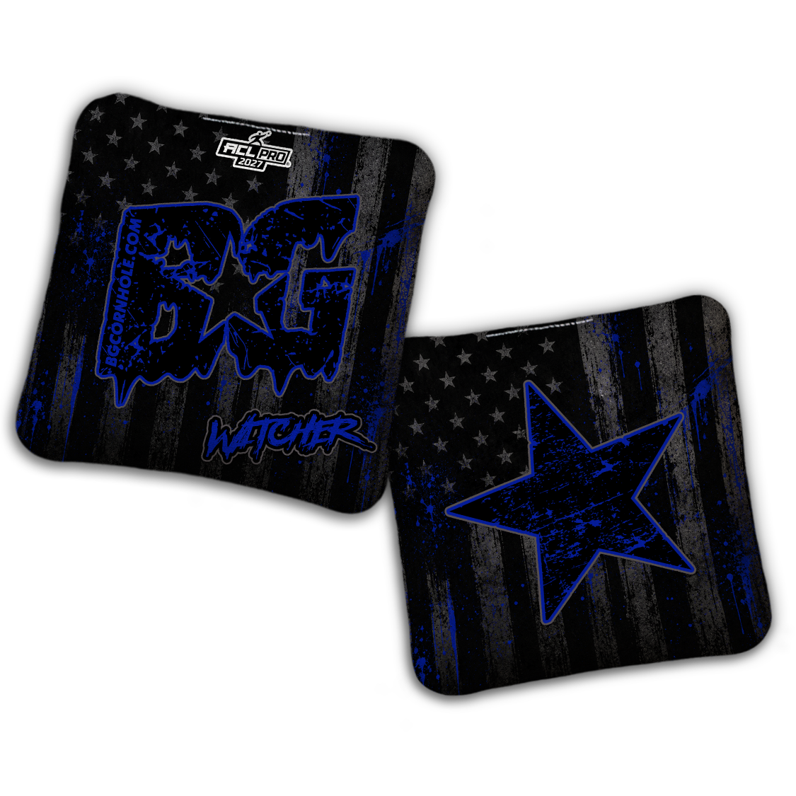 2027 BG Multiple Bag Models "AMERICAN GRIT" - ACL Pro Stamped Cornhole Bags - SET OF 4 BAGS