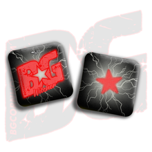 Load image into Gallery viewer, 2026 BG Multiple Bag Types - &quot;Lightning Strike&quot; - ACL Pro Stamped Cornhole Bags - SET OF 4 BAGS