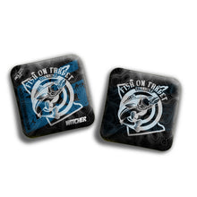 Load image into Gallery viewer, 2026 Multiple Bag Models &quot;Fish On Target Ripples” Collab - ACL Pro Stamped Cornhole Bags - SET OF 4 BAGS
