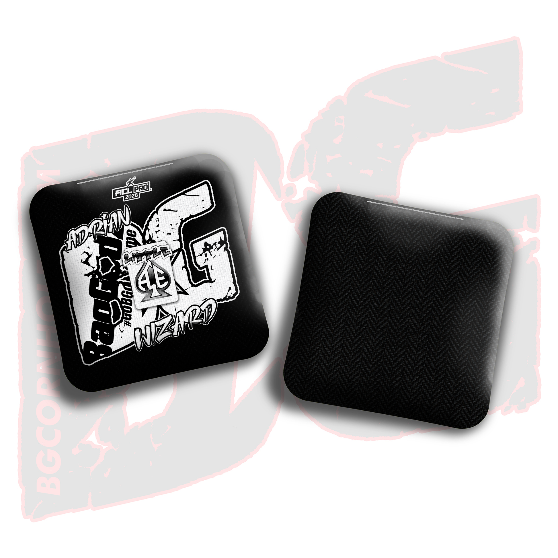 2026 BG Multiple Bag Models  - "Adrian Clark” - ACL Pro Stamped Cornhole Bags - SET OF 4 BAGS