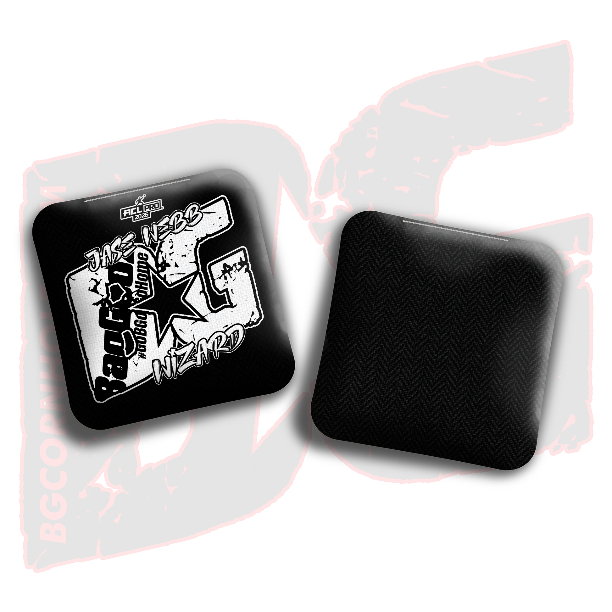 2026 BG Multiple Bag Models  - "Jase Webb” - ACL Pro Stamped Cornhole Bags - SET OF 4 BAGS