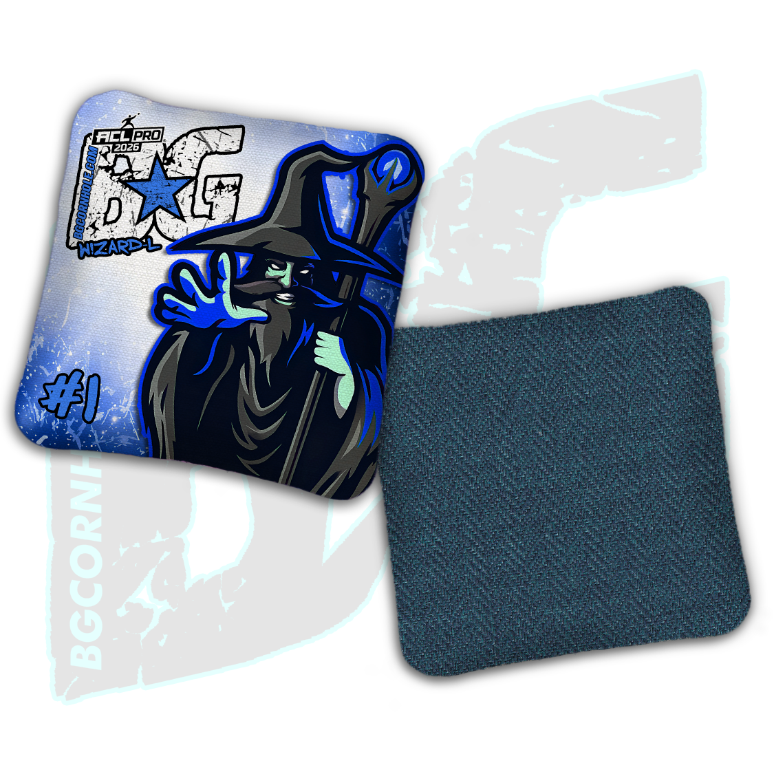 Limited Edition 2026 BG Multiple Bag Models "OG Wizard" - ACL Pro Stamped Cornhole Bags - SET OF 4 BAGS