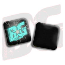 Load image into Gallery viewer, 2026 BG Multiple Bag Types - &quot;Lightning Strike&quot; - ACL Pro Stamped Cornhole Bags - SET OF 4 BAGS