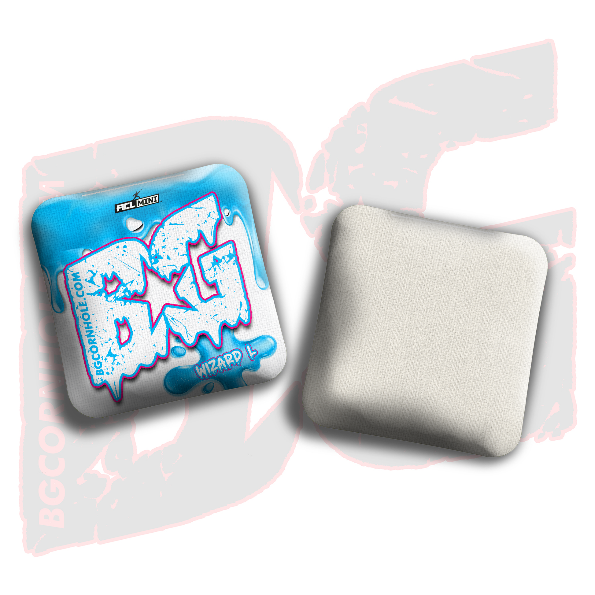 BG Multiple Bag Models - "Drip" - 4" ACL Mini Stamped Cornhole Bags- Set of 4 Bags