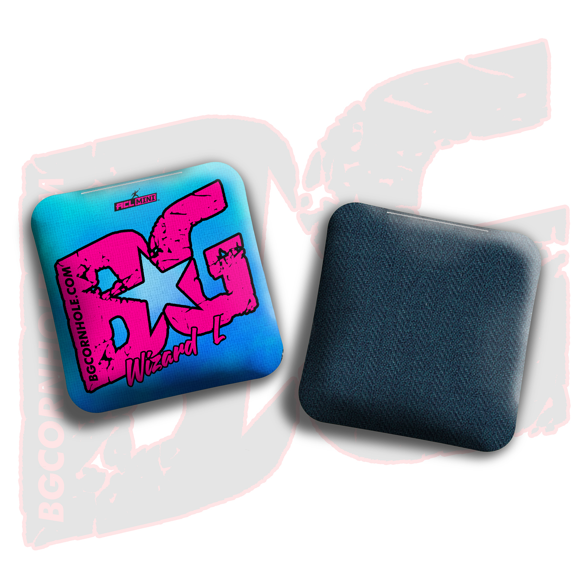 BG Multiple Bag Models - "Smoke Bomb" - 4" ACL Mini Stamped Cornhole Bags- Set of 4 Bags