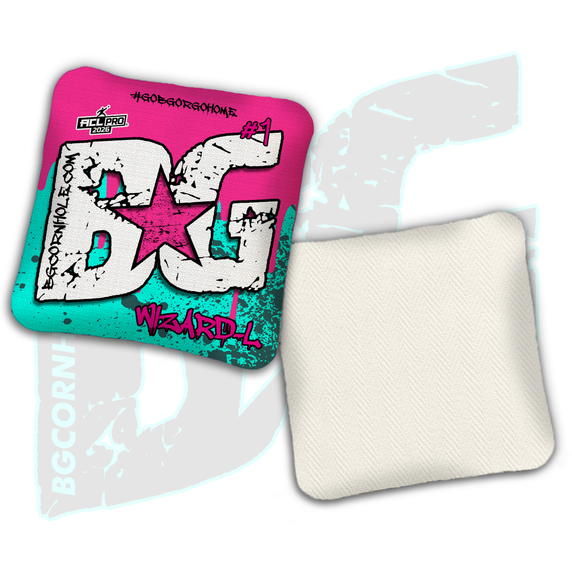 Limited Edition 2026 BG Multiple Bag Models "OG Bloodstain" - ACL Pro Stamped Cornhole Bags - SET OF 4 BAGS