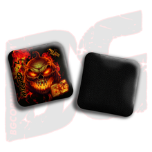 Load image into Gallery viewer, 2026 BG Multiple Bag Types &quot;Jack-O&#39;-Lantern&quot; - ACL Pro Stamped Cornhole Bags - SET OF 4 BAGS