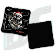 Load image into Gallery viewer, 2026 BG Multiple Bag Models &quot;Santa Skeleton Bear&quot; - ACL Pro Stamped Cornhole Bags - SET OF 4 BAGS