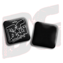 Load image into Gallery viewer, BG Multiple Bag Models - &quot;Hex Glow&quot; - 4&quot; ACL Mini Stamped Cornhole Bags- Set of 4 Bags