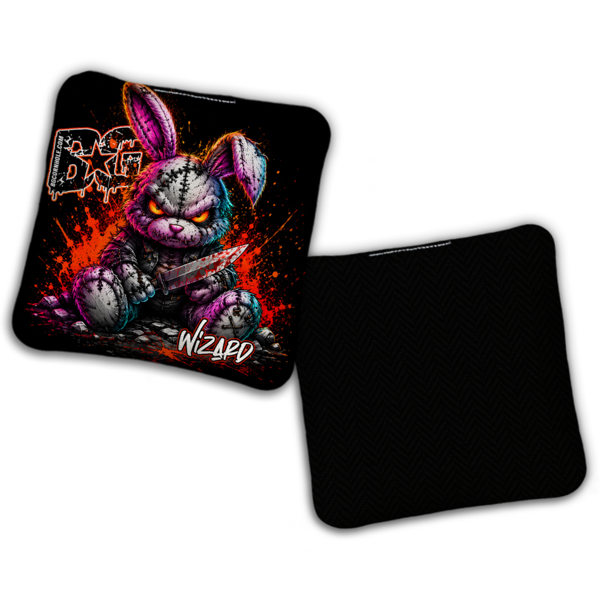UNSTAMPED - BG Multiple Bag Models "BAD BUNNY" - Cornhole Bags - SET OF 4 BAGS