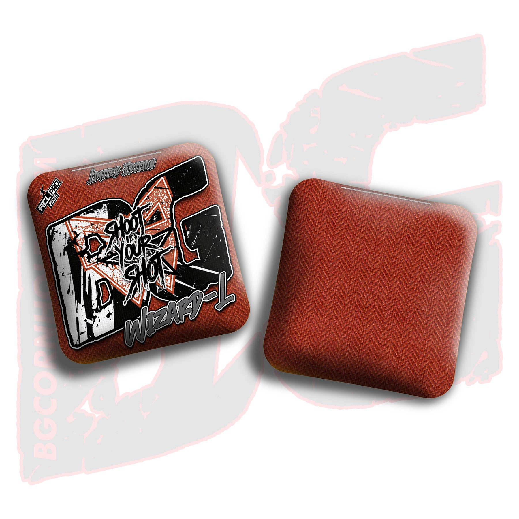 2026 Multiple Bag Models "Shoot Your Shot” Collab - ACL Pro Stamped Cornhole Bags - SET OF 4 BAGS
