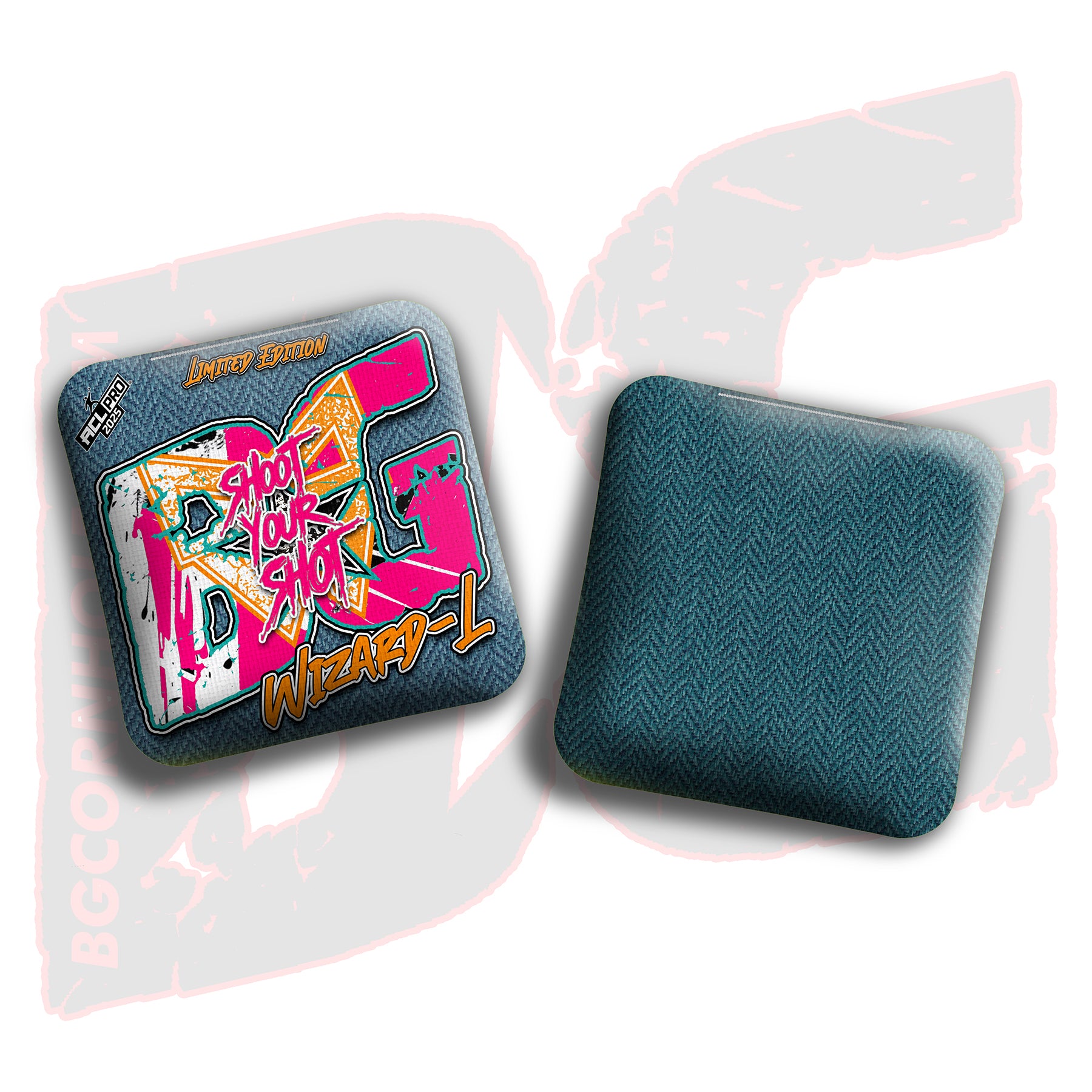2026 Multiple Bag Models "Shoot Your Shot Tropics” Collab - ACL Pro Stamped Cornhole Bags - SET OF 4 BAGS