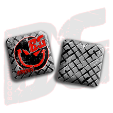 Load image into Gallery viewer, 2026 BG Multiple Bag Models - "Evil Grin" - ACL Comp Stamped Cornhole Bags - SET OF 4 BAGS