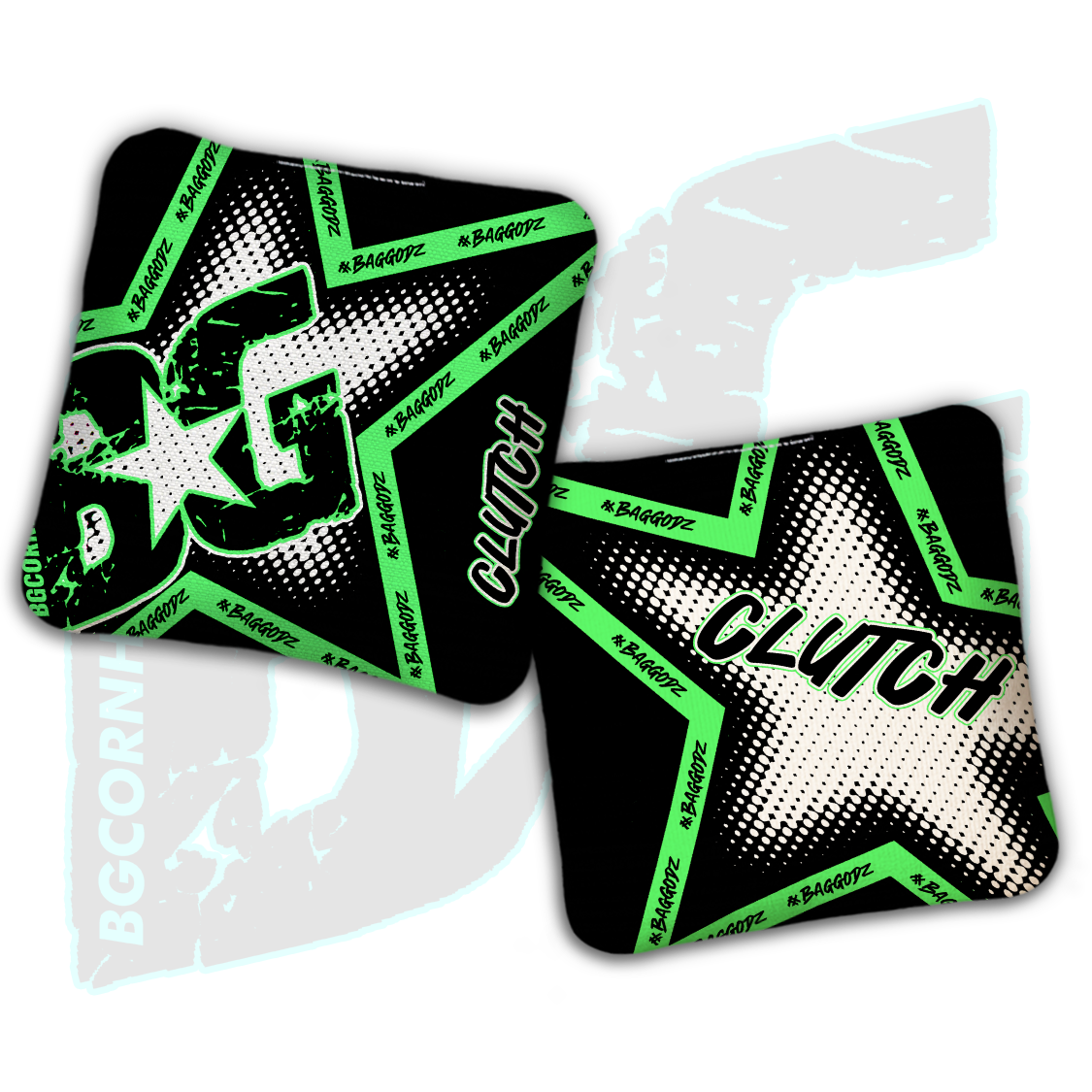 BG Clutch  - "Nova Drip” - Non Stamped Cornhole Bags - SET OF 4 bags
