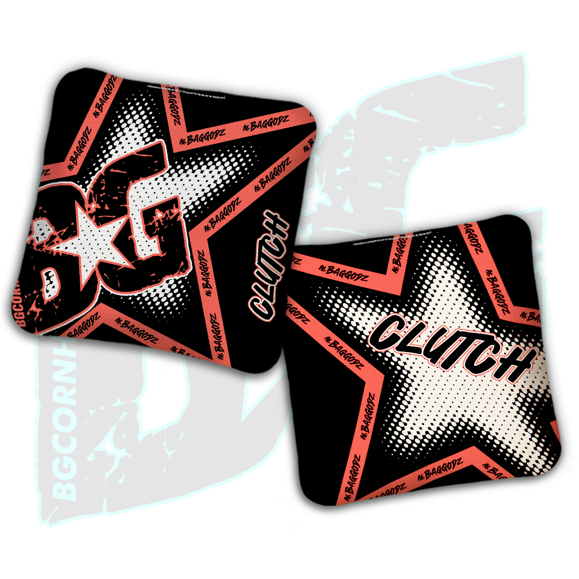 BG Clutch  - "Nova Drip” - Non Stamped Cornhole Bags - SET OF 4 bags