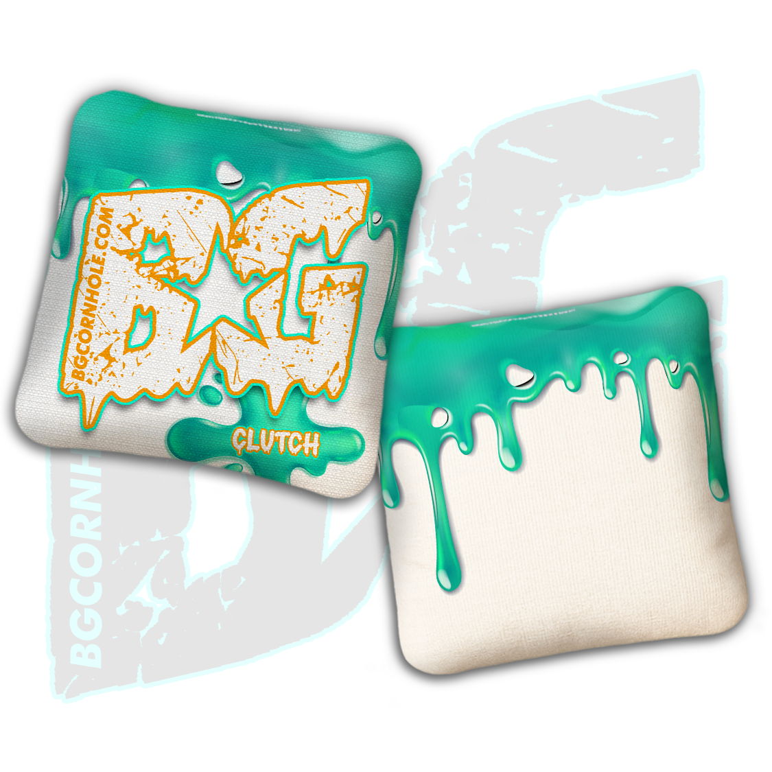 BG Clutch  - “Drip” - Non Stamped Cornhole Bags - SET OF 4 bags