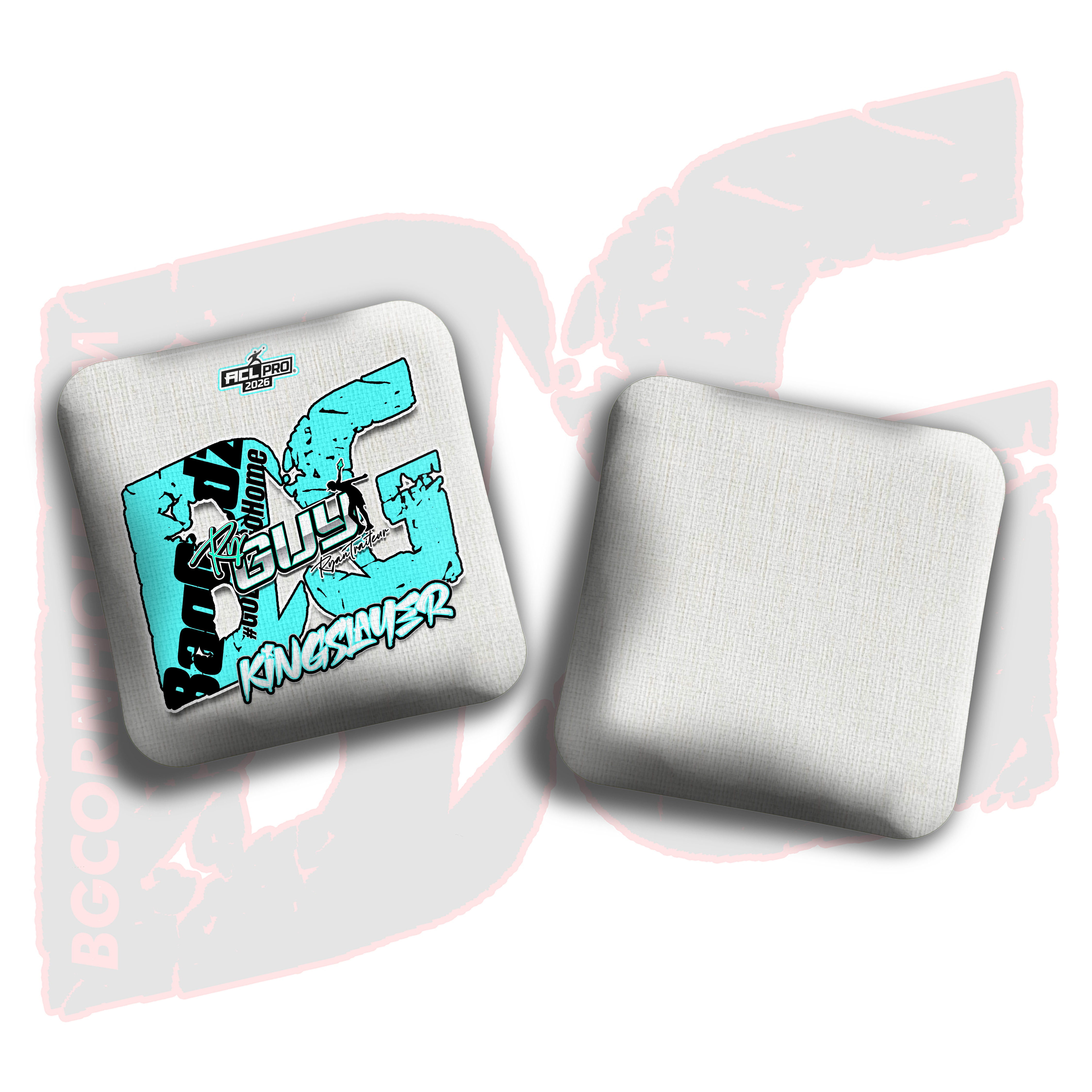 2026 BG Multiple Bag Models - "Ryan Traiteur” - ACL Pro Stamped Cornhole Bags - SET OF 4 BAGS