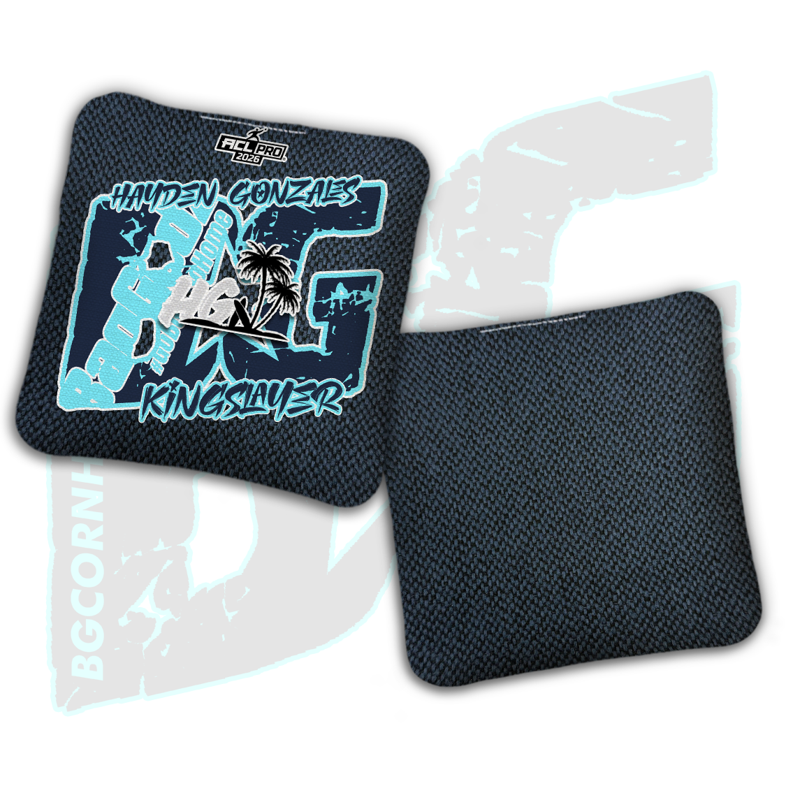 2026 BG Multiple Bag Models  - "Hayden Gonzales” - ACL Pro Stamped Cornhole Bags - SET OF 4 BAGS