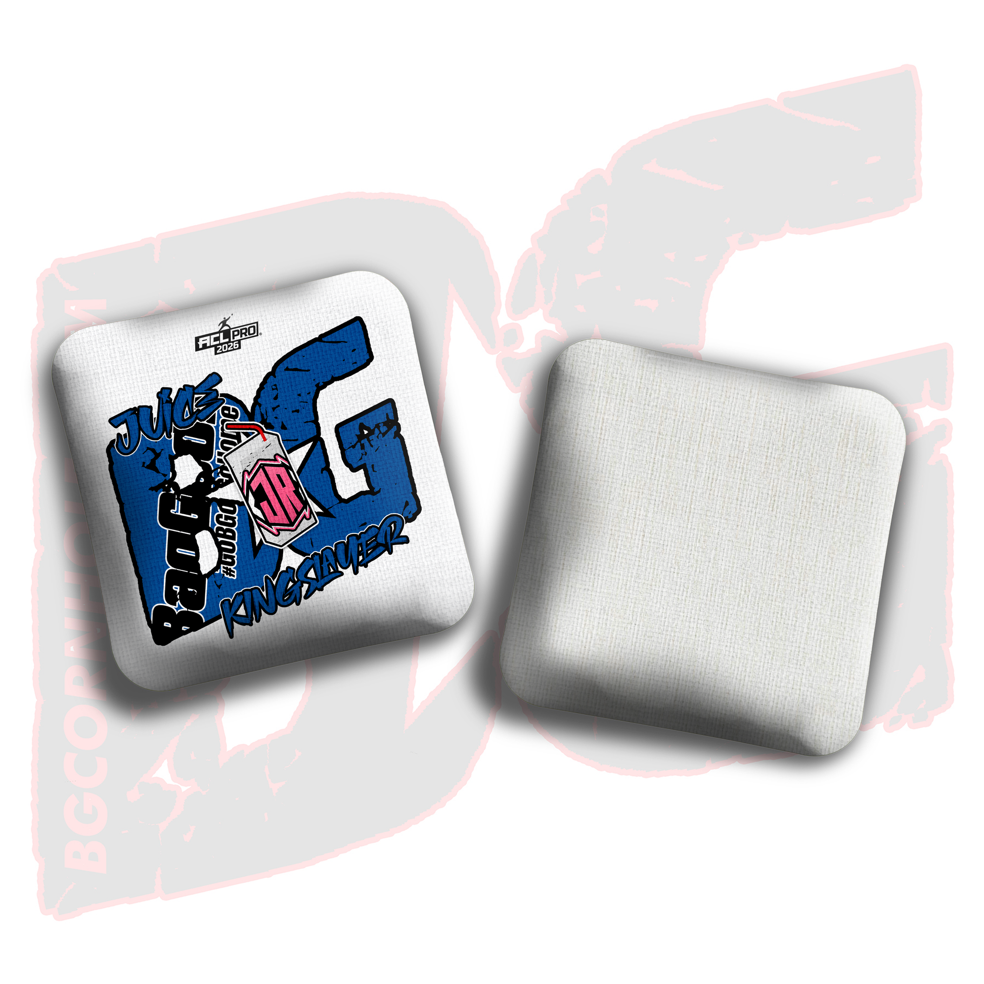 2026 BG Multiple Bag Models  - "Julius Reyes Jr” - ACL Pro Stamped Cornhole Bags - SET OF 4 BAGS