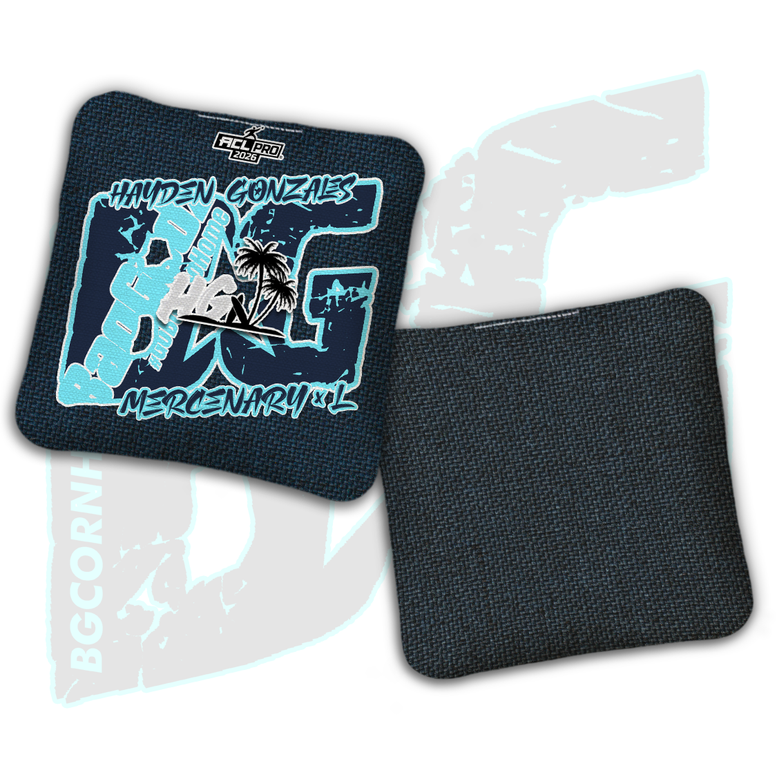 2026 BG Multiple Bag Models  - "Hayden Gonzales” - ACL Pro Stamped Cornhole Bags - SET OF 4 BAGS