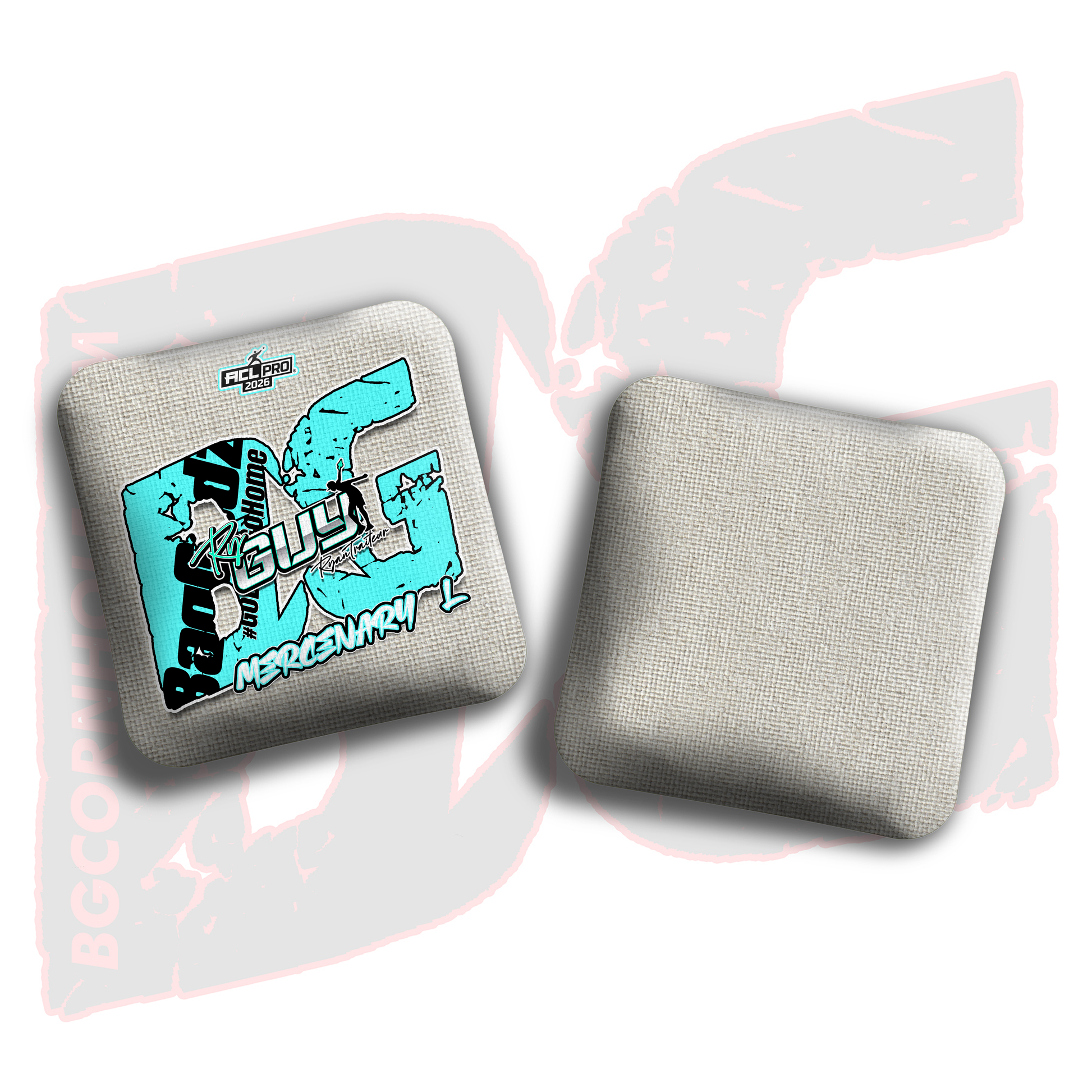 2026 BG Multiple Bag Models - "Ryan Traiteur” - ACL Pro Stamped Cornhole Bags - SET OF 4 BAGS