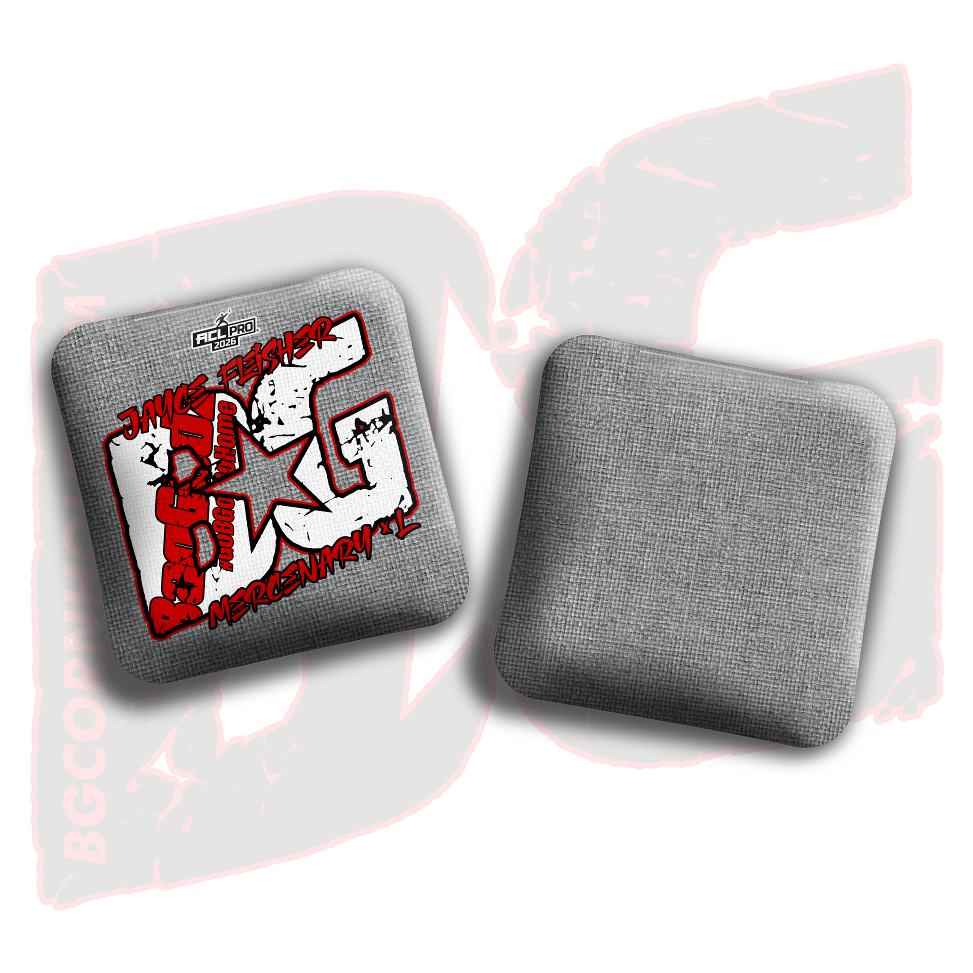 2026 BG Multiple Bag Models  - "Jayce Fleisher” - ACL Pro Stamped Cornhole Bags - SET OF 4 BAGS