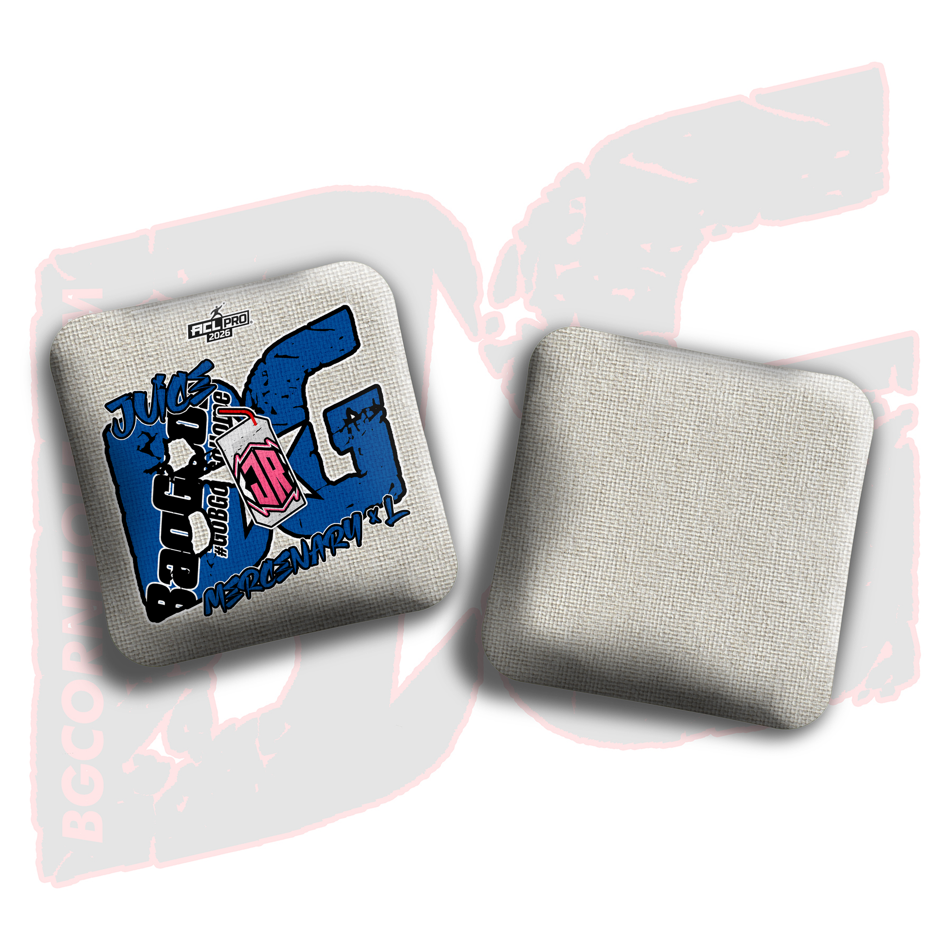 2026 BG Multiple Bag Models  - "Julius Reyes Jr” - ACL Pro Stamped Cornhole Bags - SET OF 4 BAGS