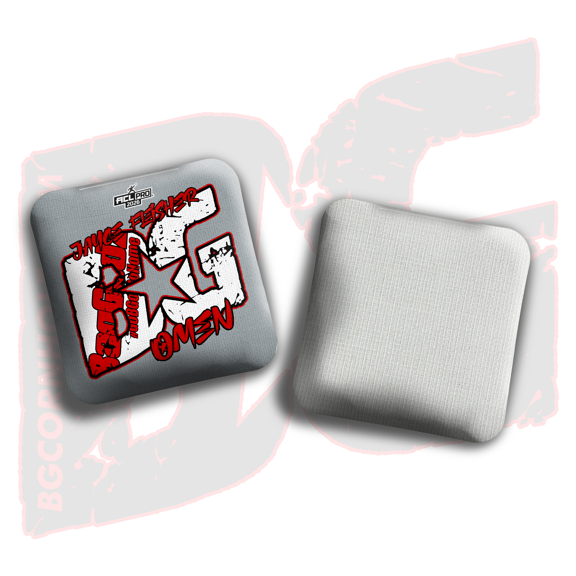 2026 BG Multiple Bag Models  - "Jayce Fleisher” - ACL Pro Stamped Cornhole Bags - SET OF 4 BAGS
