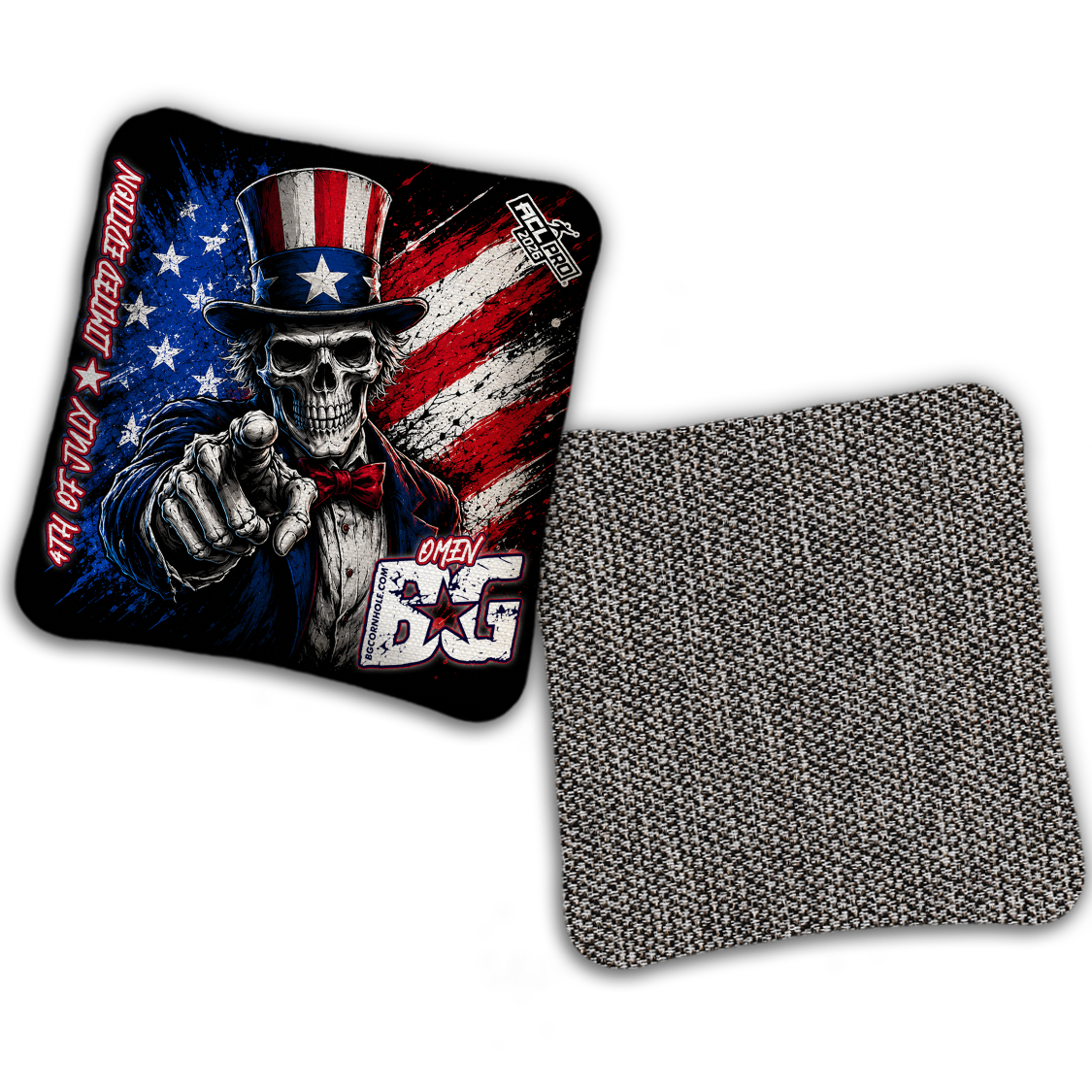 2026 BG "Uncle Ruthless" - ACL Pro Stamped Cornhole Bags - SET OF 4 BAGS