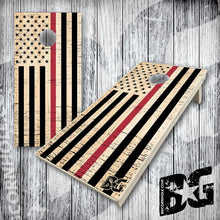 Load image into Gallery viewer, BG &quot;Thin Line American Flag&quot; Cornhole Boards - Elite Model