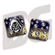 Load image into Gallery viewer, 2026 COMP BG Assassin - &quot;Logo Repeat&quot; - ACL Comp Stamped Cornhole Bags - SET OF 4 BAGS