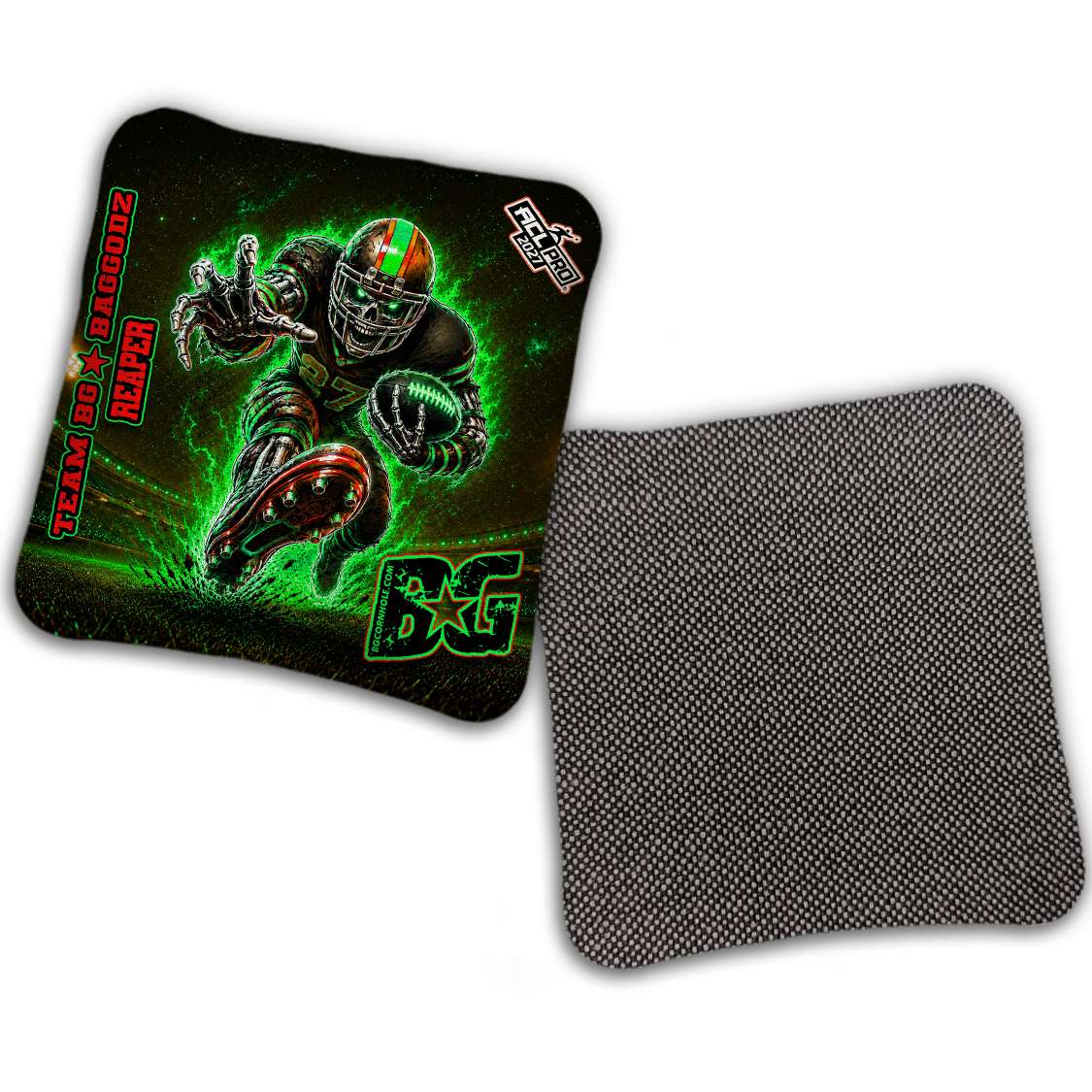 2027 BG Multiple Bag Models "FINAL DRIVE" - ACL Pro Stamped Cornhole Bags - SET OF 4 BAGS