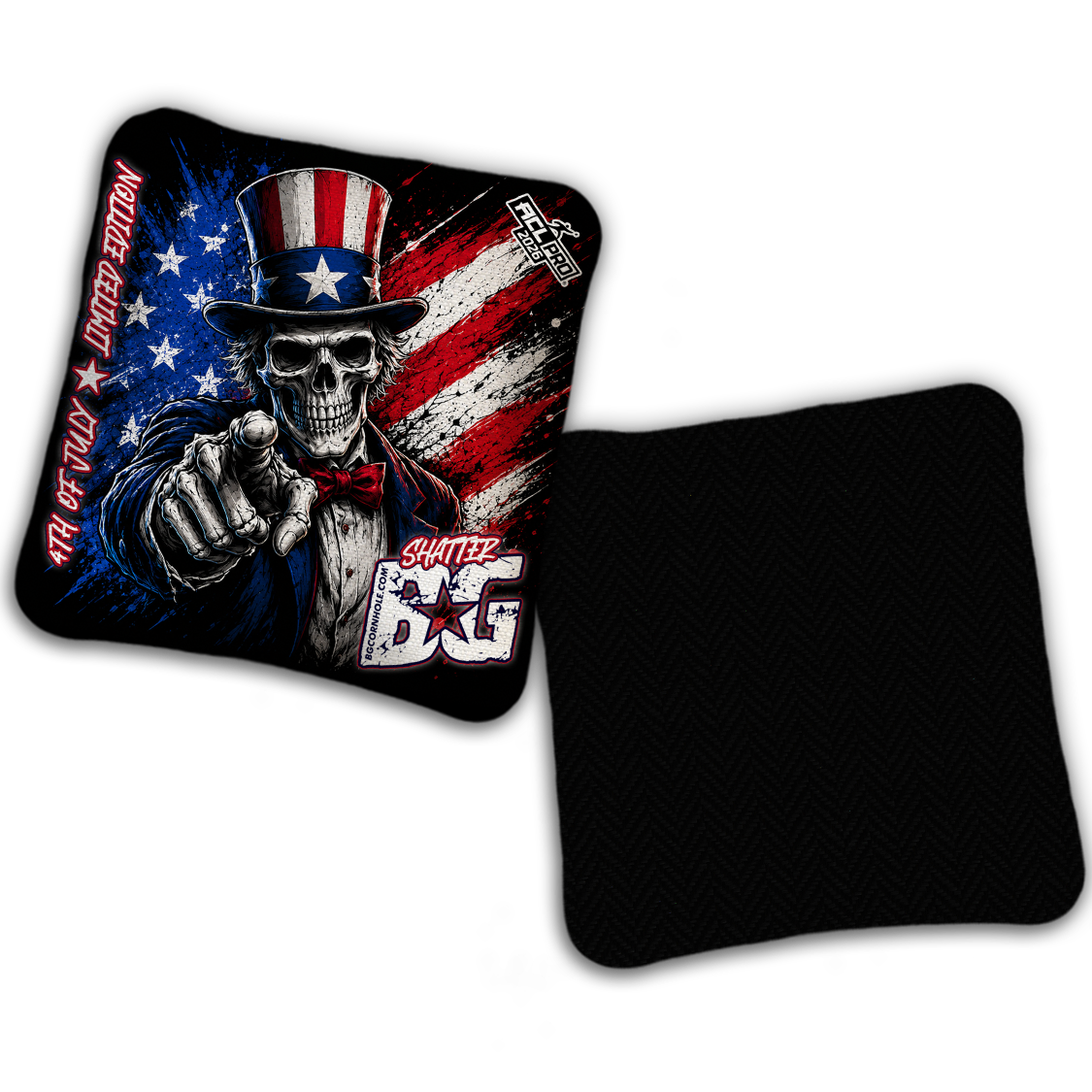 2026 BG "Uncle Ruthless" - ACL Pro Stamped Cornhole Bags - SET OF 4 BAGS